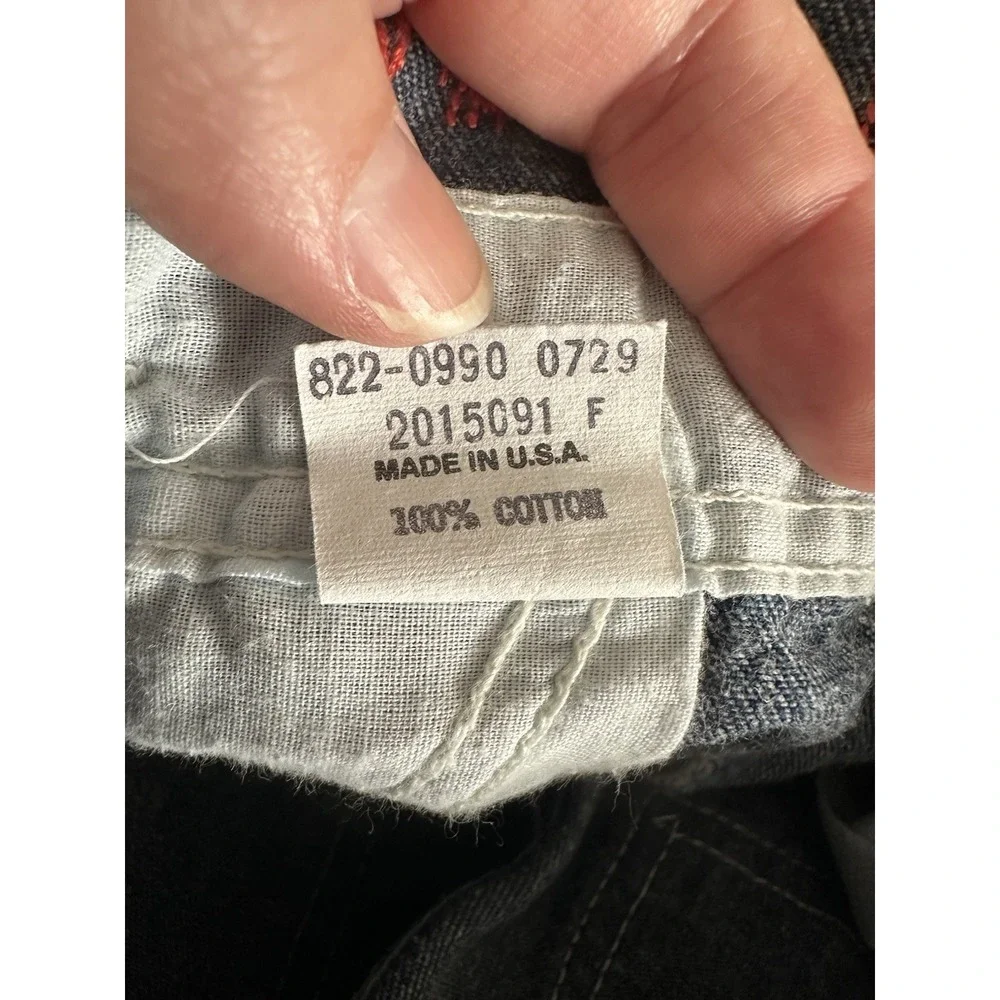 Vintage OshKosh B'gosh Acid Wash Shortalls 18 Month Mad Max‎ Studded Denim Retro